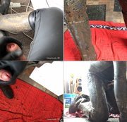 GREENBOOTS99: Mit nassem Slurry bedecktem Westanzug und Gummireitstiefeln abwichsen Download