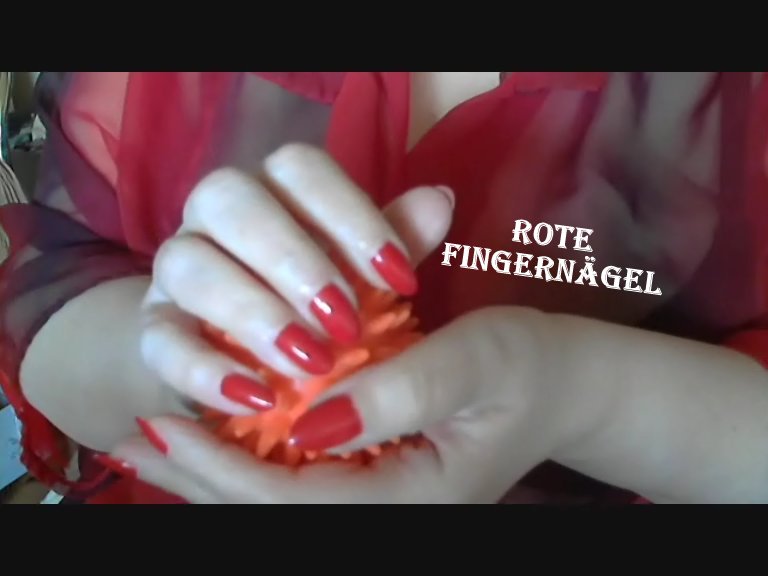 red fingernails for quiet enjoyment