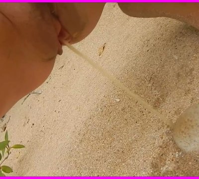 Pissen am strand